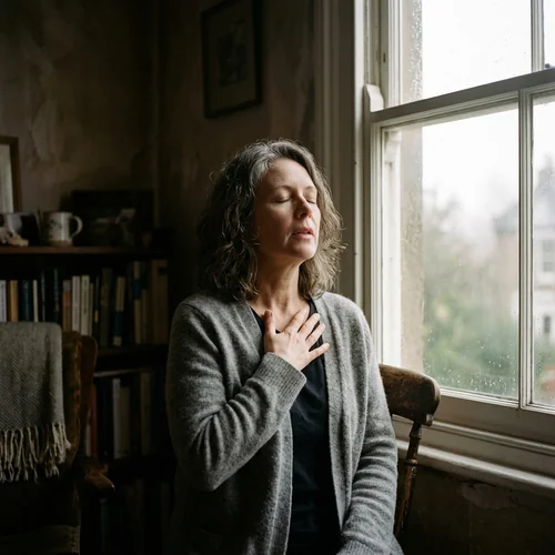 Fotografía realista sobre biodescodificación de Asma Bronquial y Dificultad Respiratoria